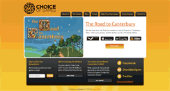 Desktop Screenshot of choiceofgames.com