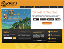 Tablet Screenshot of choiceofgames.com